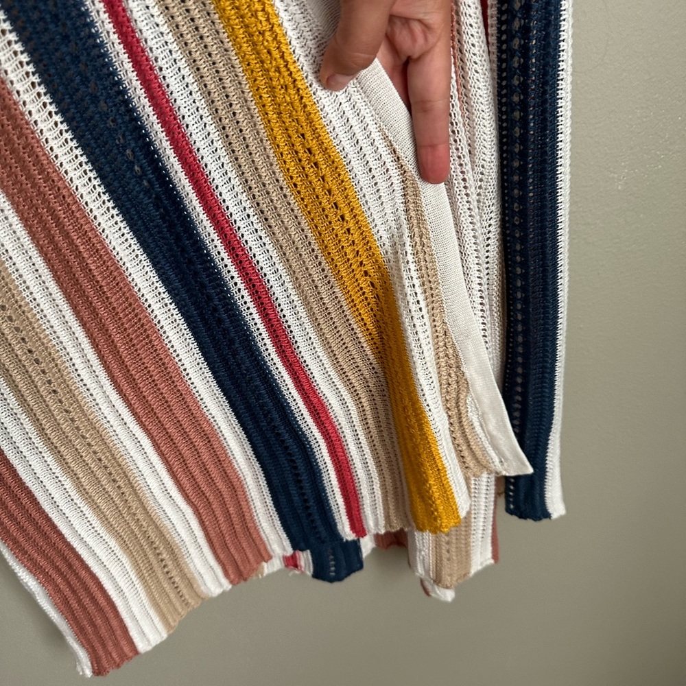 Colorful Open Vest/Duster - Picture 2 of 10